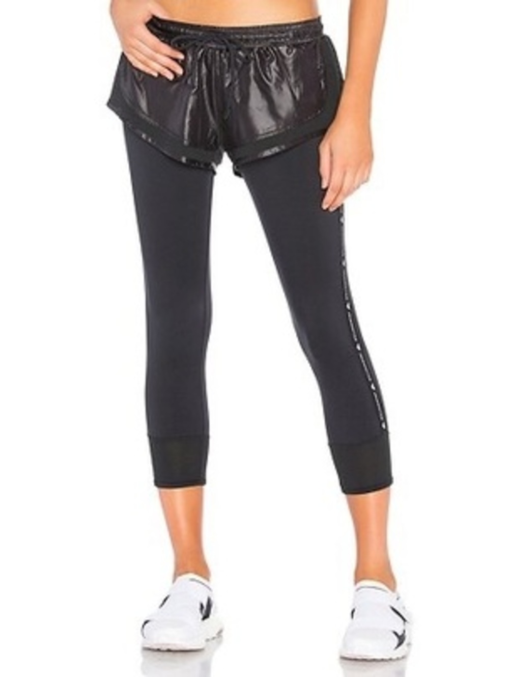 Stella McCartney Adidas Black Shorts over Leggings Size Small EUC